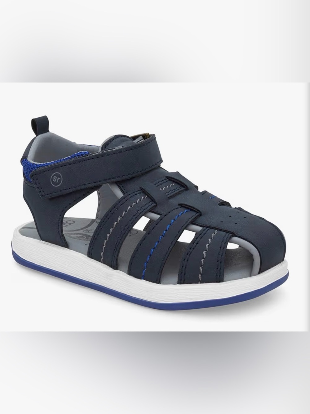 Stride Rite Kids Navy Blue Closed-Toe Sandals